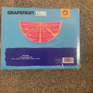 Grapefruit Tube Pool Float